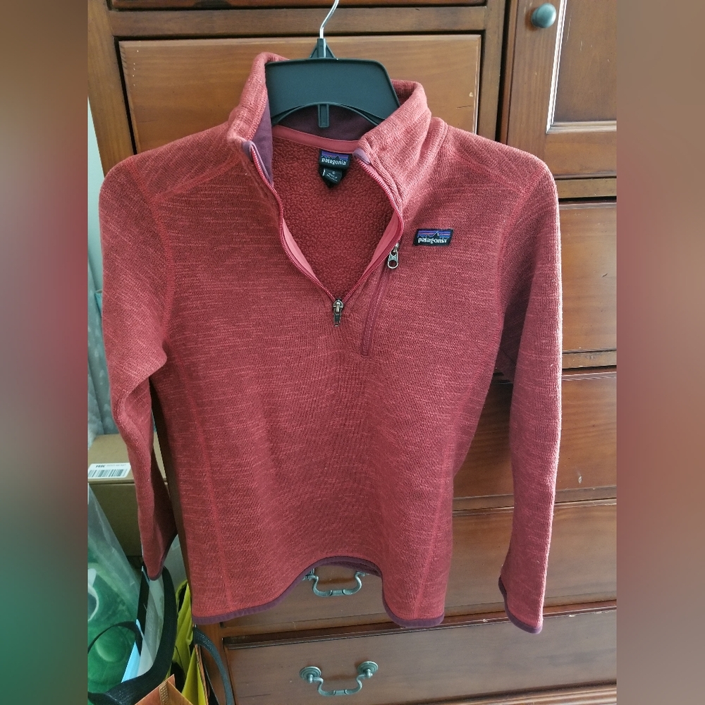 Patagonia Better Sweater 1/4 zip Red